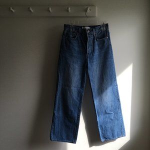 Denim Forum Farrah High Rise Wide Leg Jean Size 28